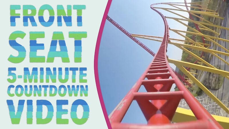 Front Seat Roller Coaster 5-Min Countdown